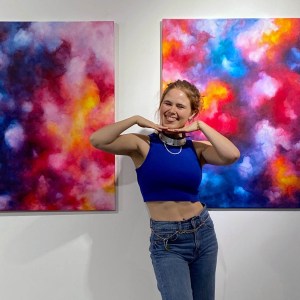 Künstlerin, Poetin und Gründerin des Poetomats: Jana