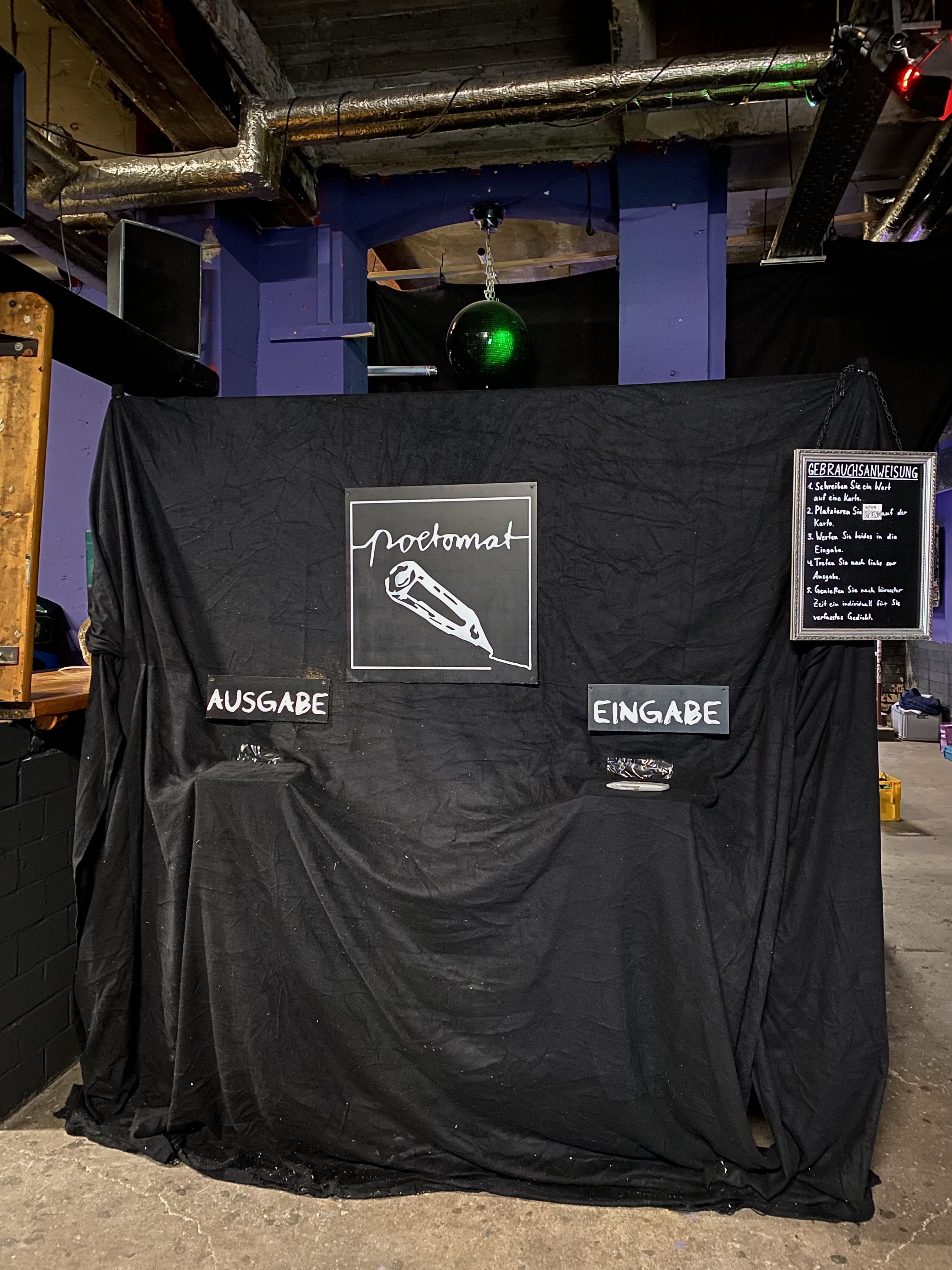 Poetomat beim "Schabernack" im Hafenklang